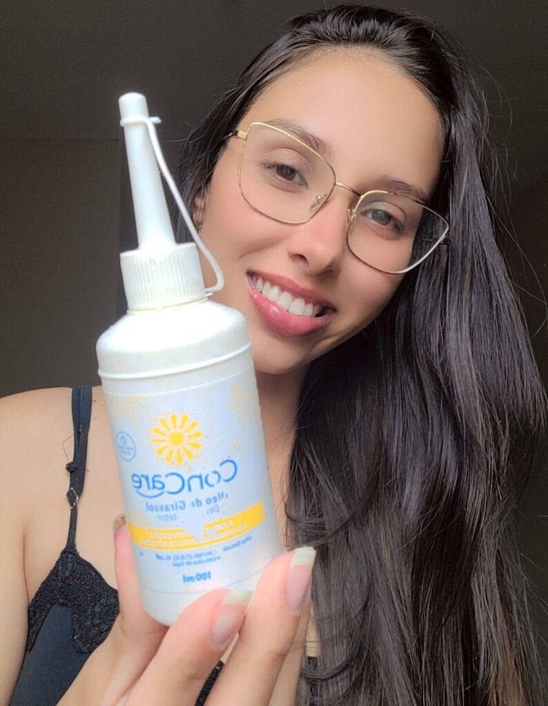 Hidratante labial com óleo 