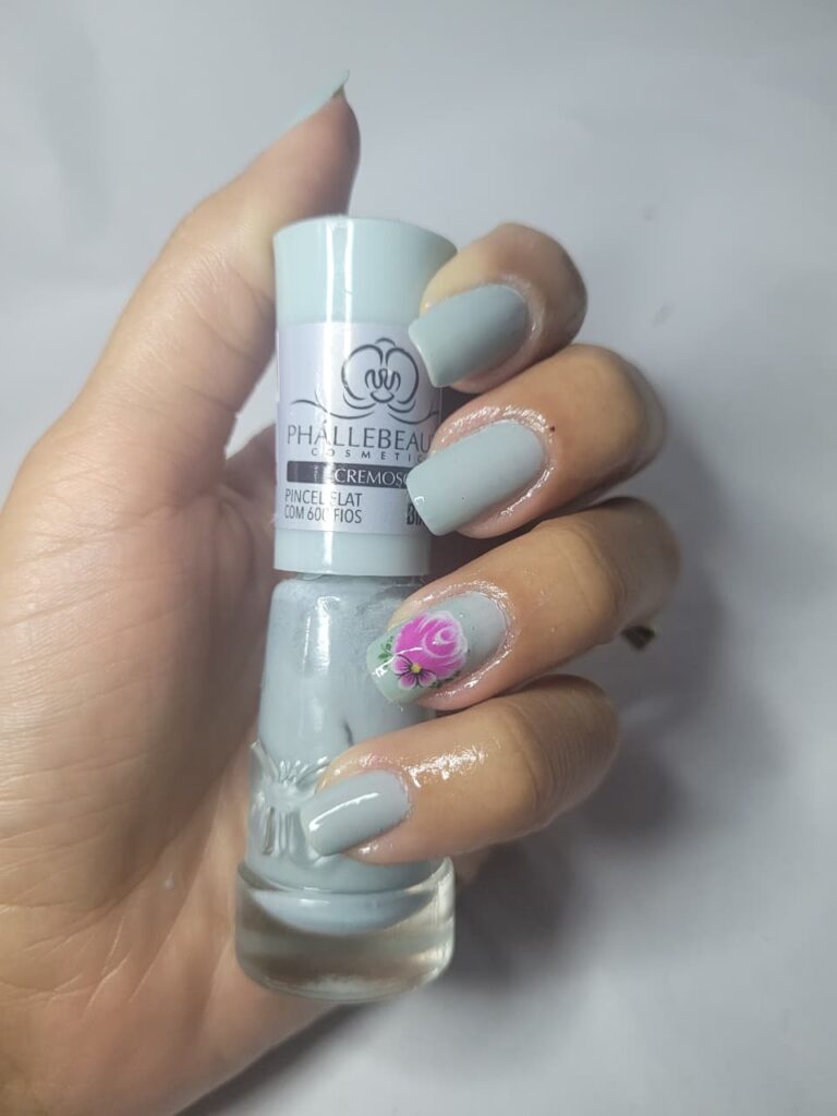 Unha da semana: Cor Bianca - Esmalte Phállebeauty unha da semana