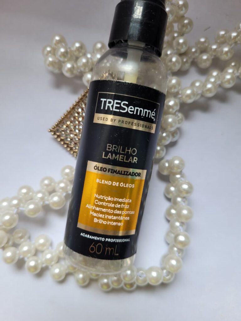Óleo finalizador brilho lamelar da TRESemmé: resenha oleo brilho lamelar