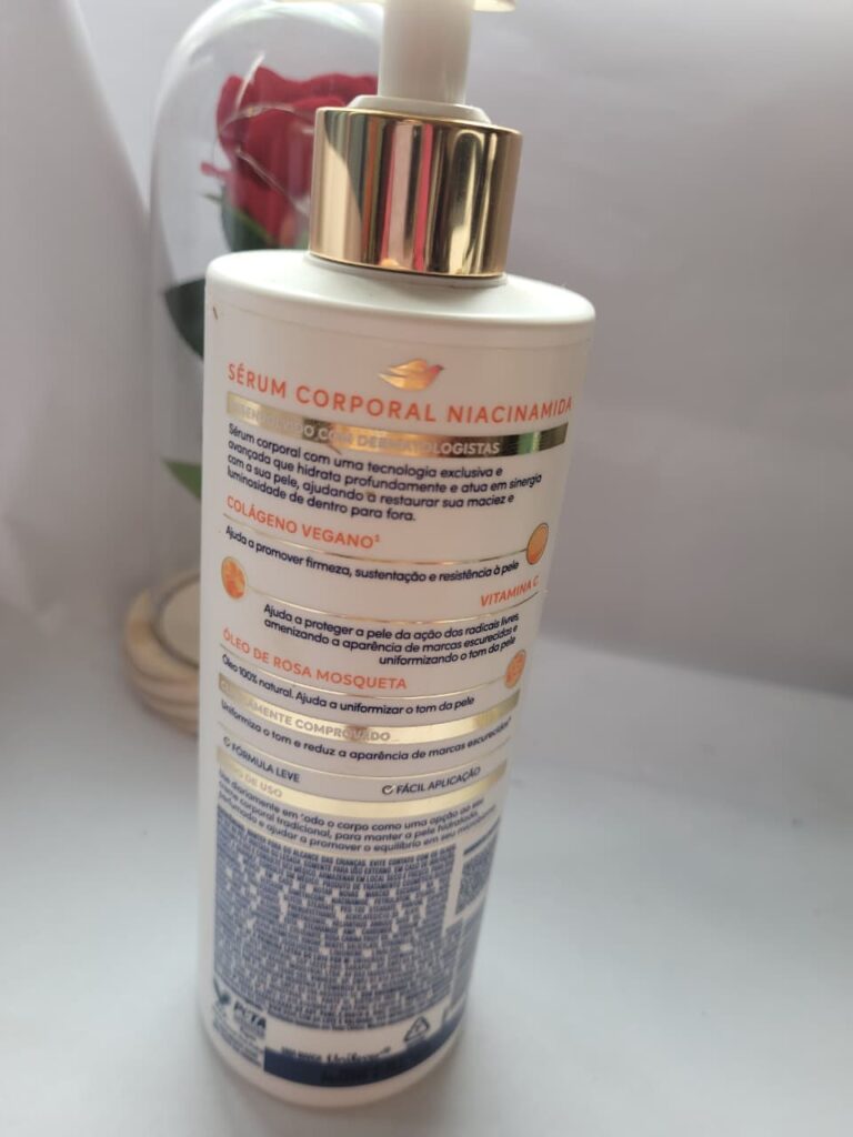 Resenha do Dove Niacinamida sérum corporal serum corporal dove