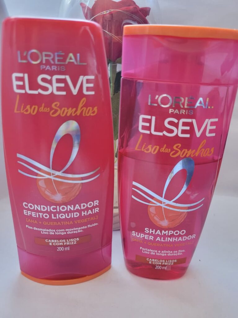 Condicionador da Elseve liso dos sonhos: resenha resenha shampoo liso dos sonhos