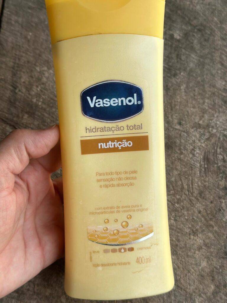 Resenha creme corporal Vasenol Nutrição vasenol nutricao e bom