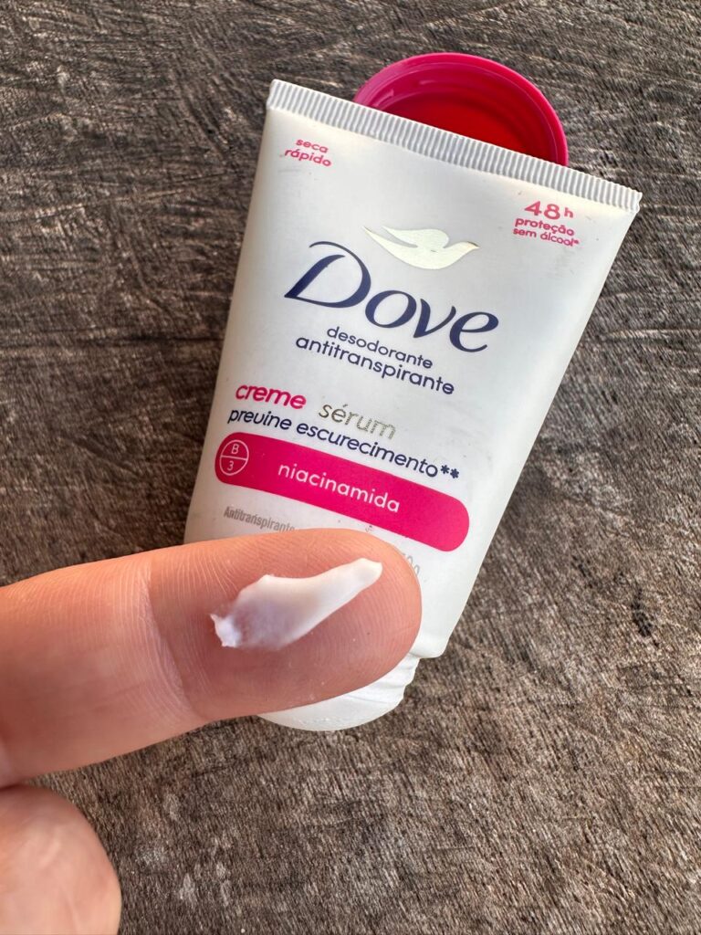 Resenha do desodorante Dove Niacinamida antitranspirante dove rosa