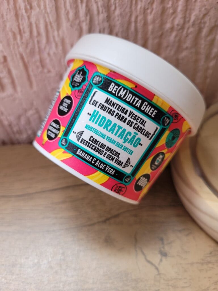 Máscara de hidratação da Lola linha feira manteiga vegetal lola