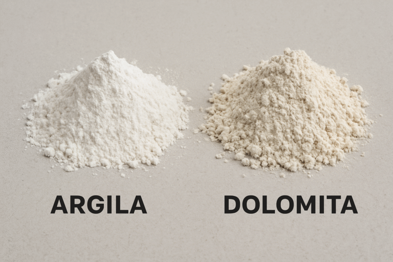 Argila Branca e Dolomita podem ser usadas juntas diferença entre argila branca e dolomita