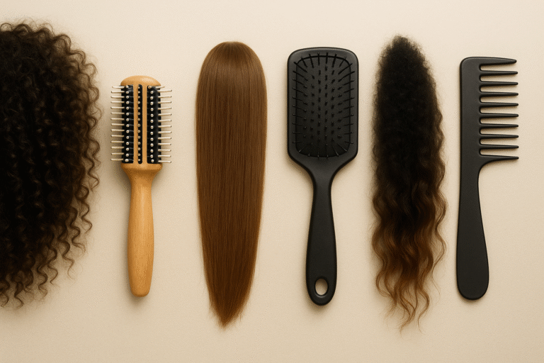 A Escova Correta para Cada Tipo de Cabelo tipos de escovas