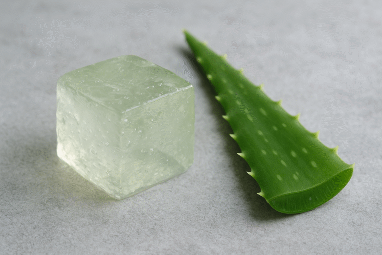 Hidratação capilar caseira com gelo de babosa Gelo De Babosa 768x512