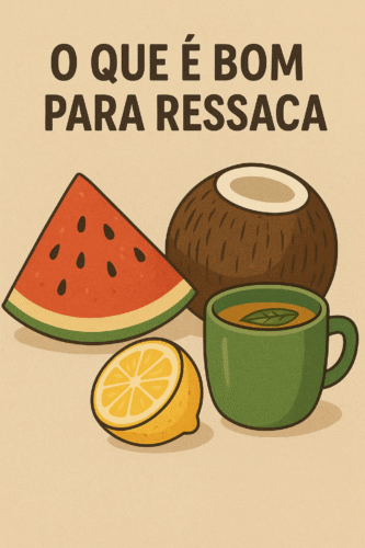 O que é bom para cura ressaca? como curar ressaca
