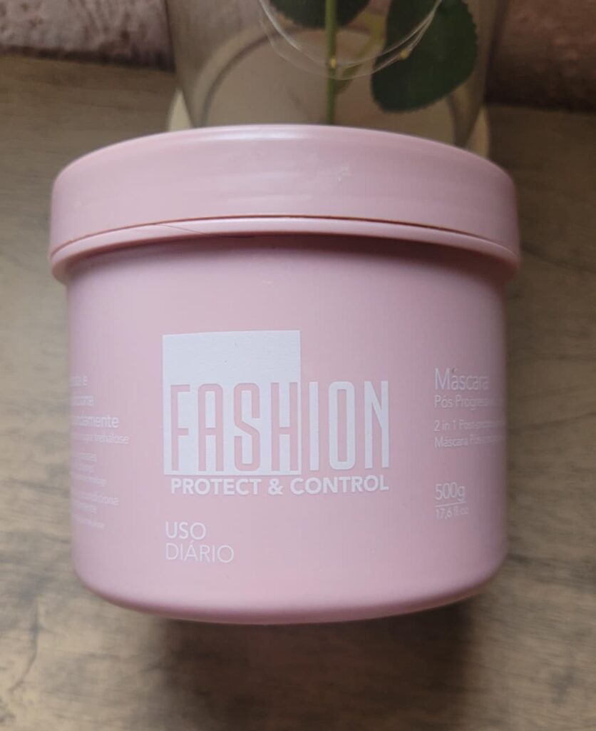 Resenha da máscara pós progressiva Fashion Gold mascara fashion gold