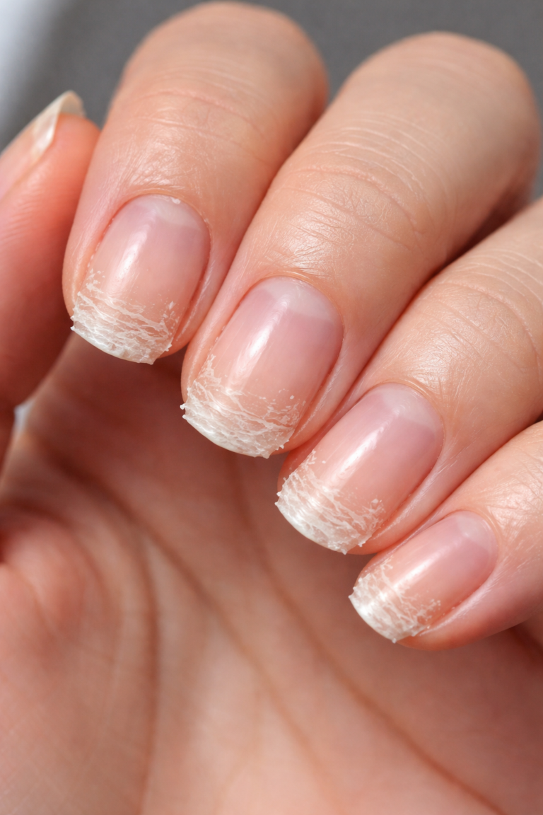 Unhas Descamando nas pontas qual a causa? unha descamando